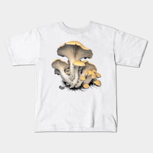 Fall Harvest: Chanterelle Mushrooms Kids T-Shirt